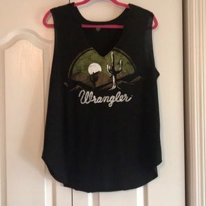 Wrangler Keyhole Muscle Tee